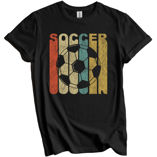 Retro Soccer Distressed Vintage Sports T-Shirt