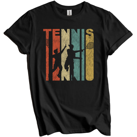Retro Tennis Distressed Vintage Sports T-Shirt