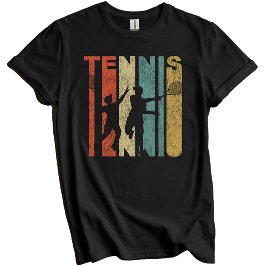 Retro Tennis Distressed Vintage Sports T-Shirt