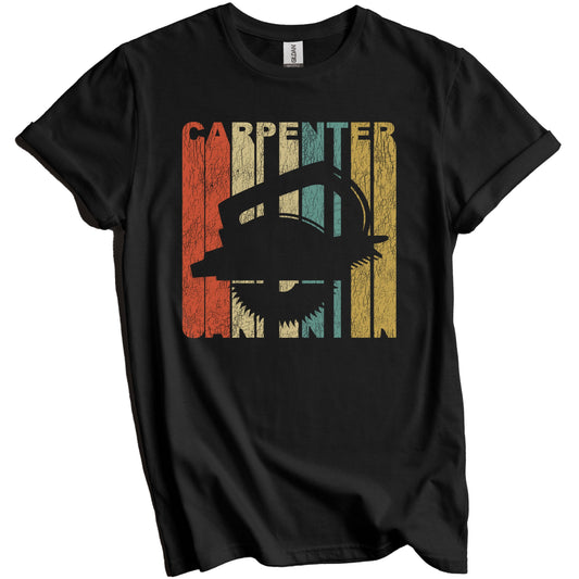 Retro Carpenter Distressed Vintage Carpentry T-Shirt