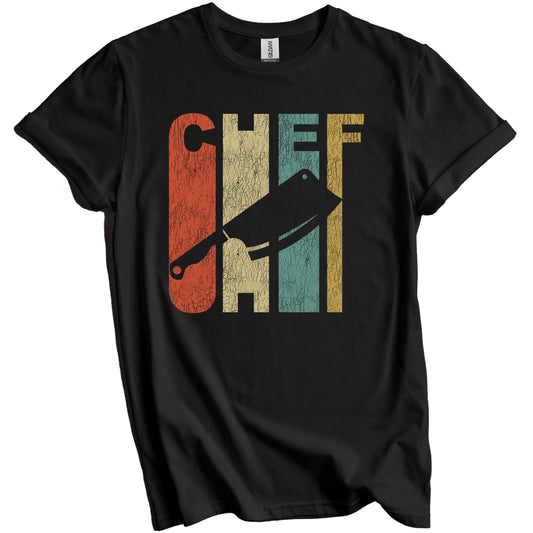 Retro Chef Distressed Vintage Cooking T-Shirt