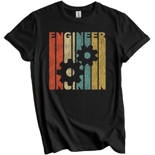 Retro Engineer Distressed Vintage Engineering T-Shirt