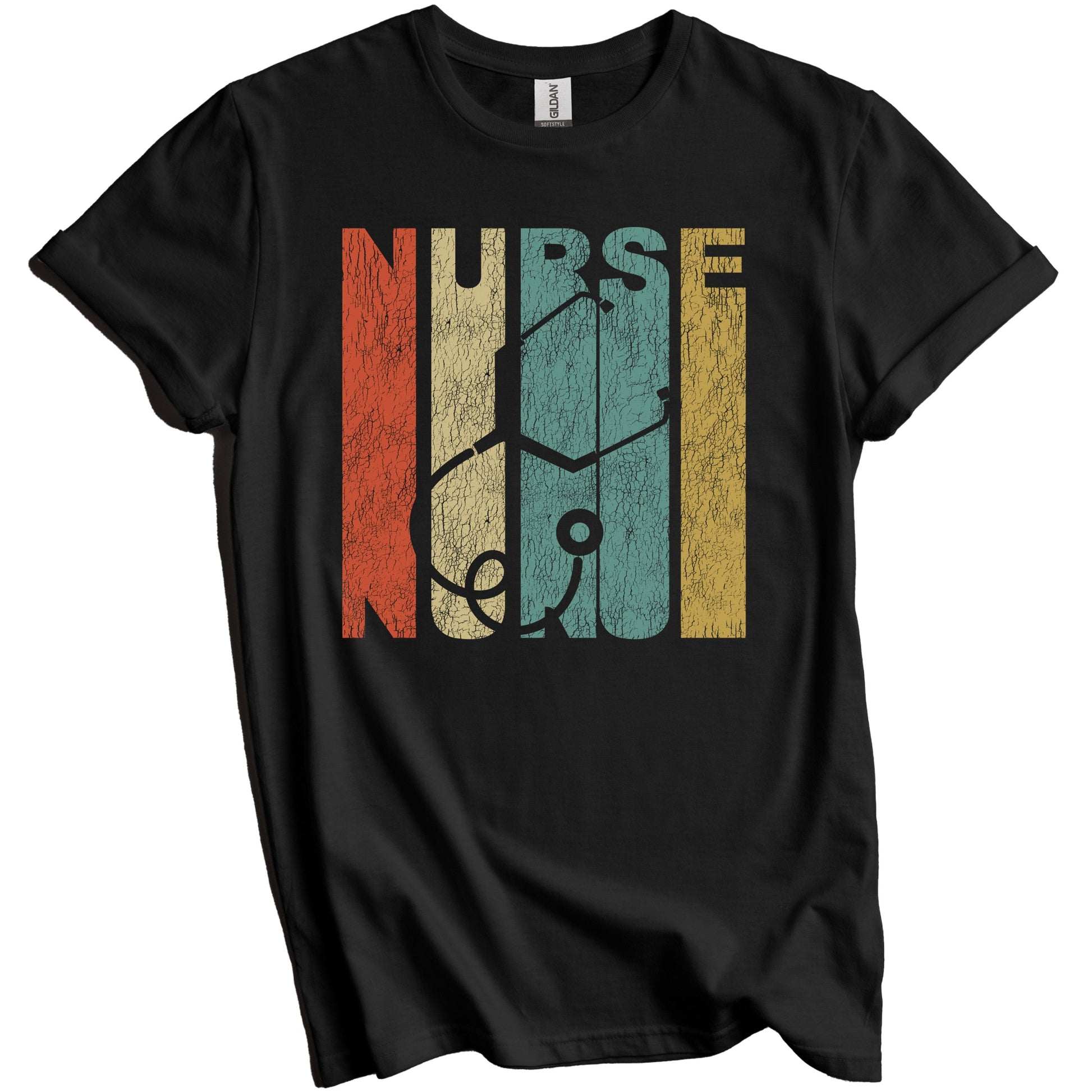 Retro Nurse Distressed Vintage Nursing RN T-Shirt