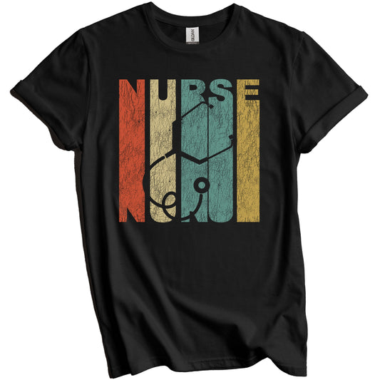 Retro Nurse Distressed Vintage Nursing RN T-Shirt