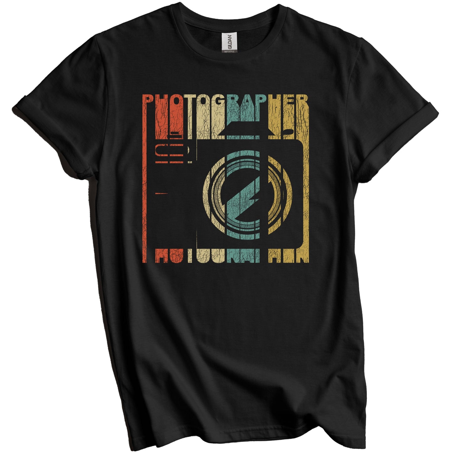Retro Photographer Distressed Vintage Photography T-Shirt