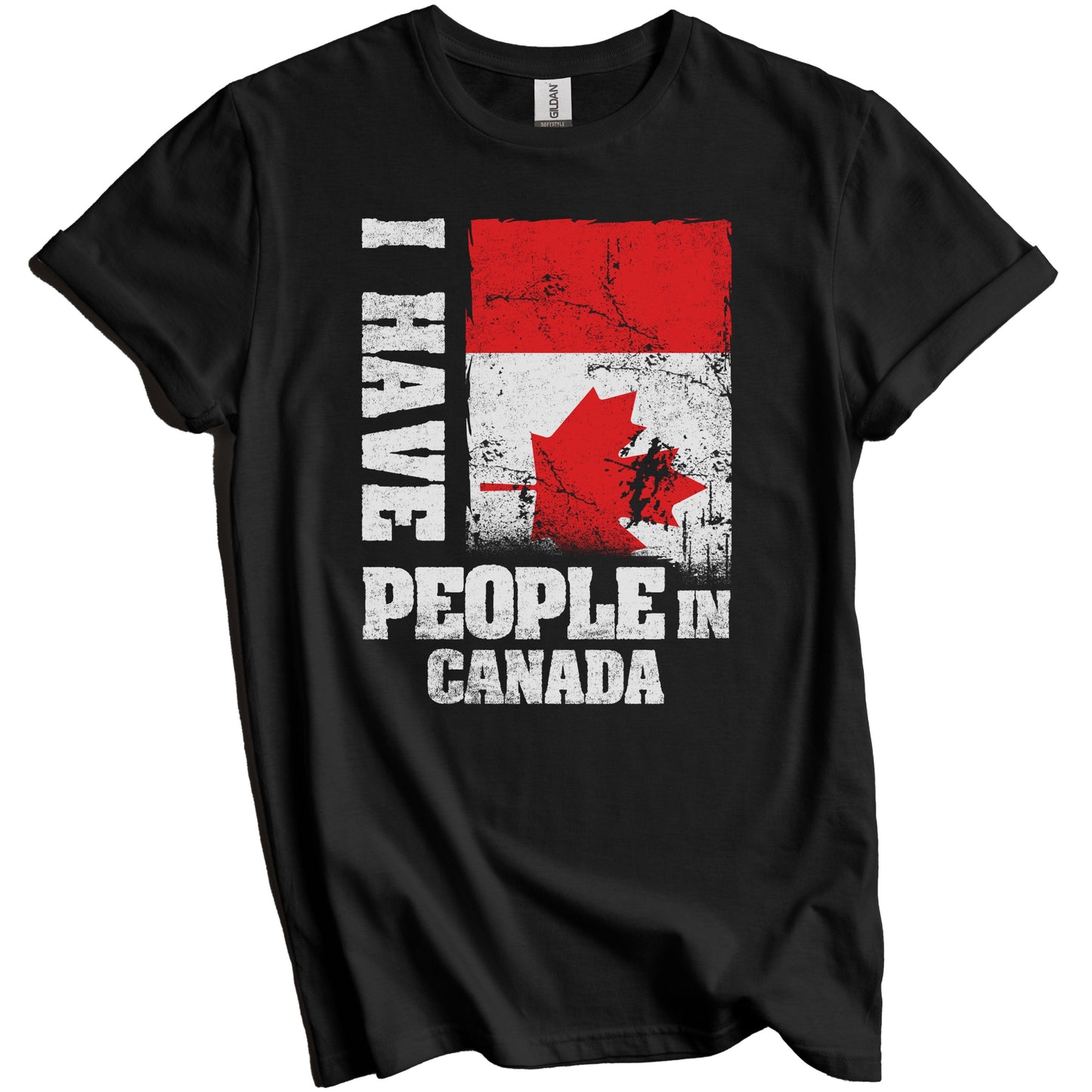 I Have People In Canada Canadian Flag T-Shirt