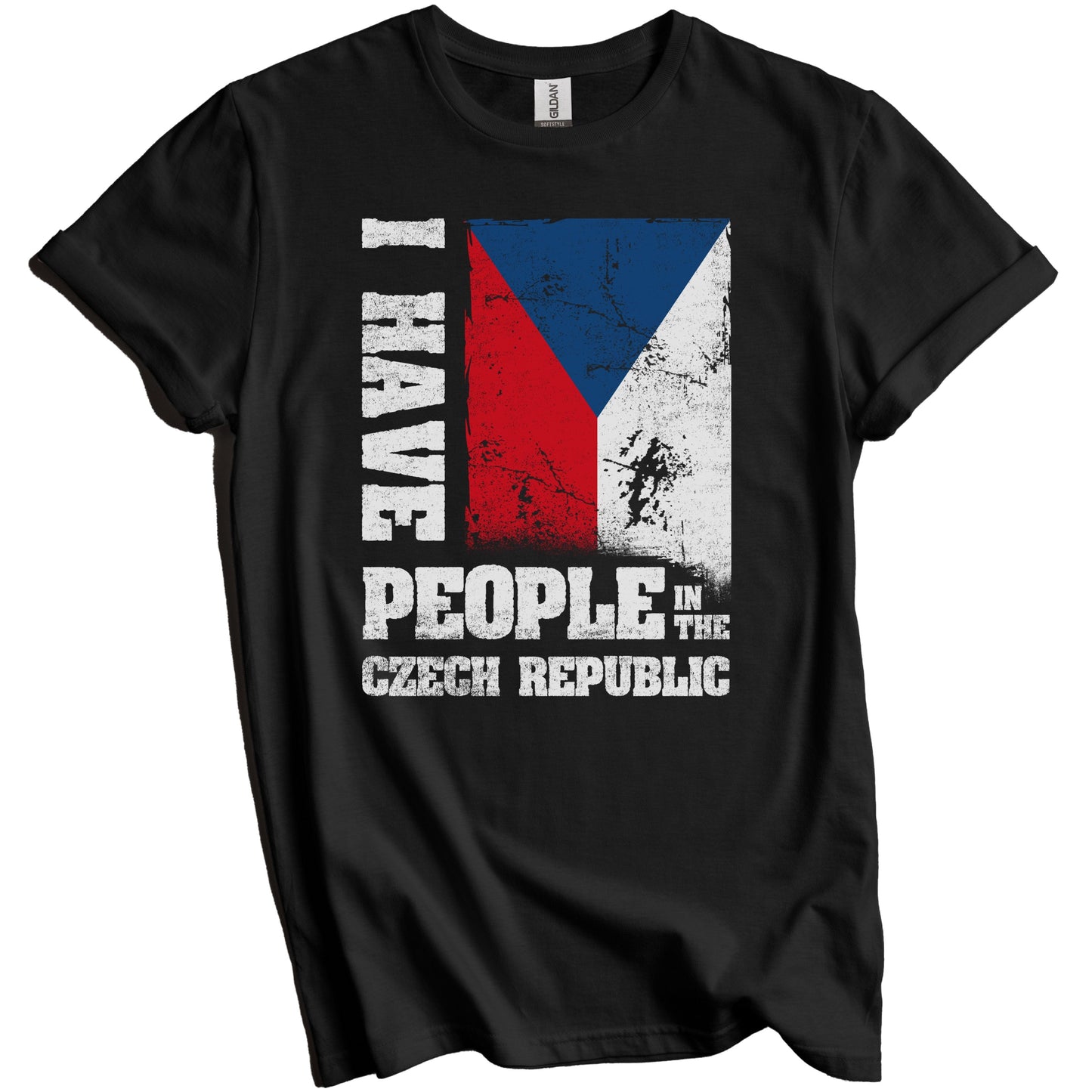 I Have People In the Czech Republic Czech Flag T-Shirt