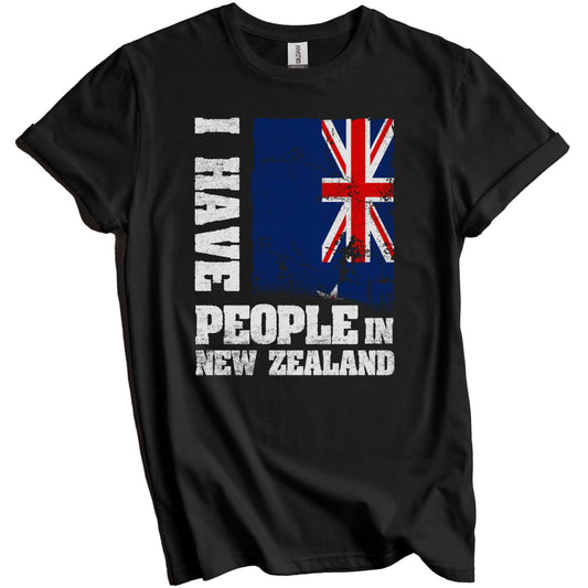 I Have People In New Zealand Kiwi Flag T-Shirt