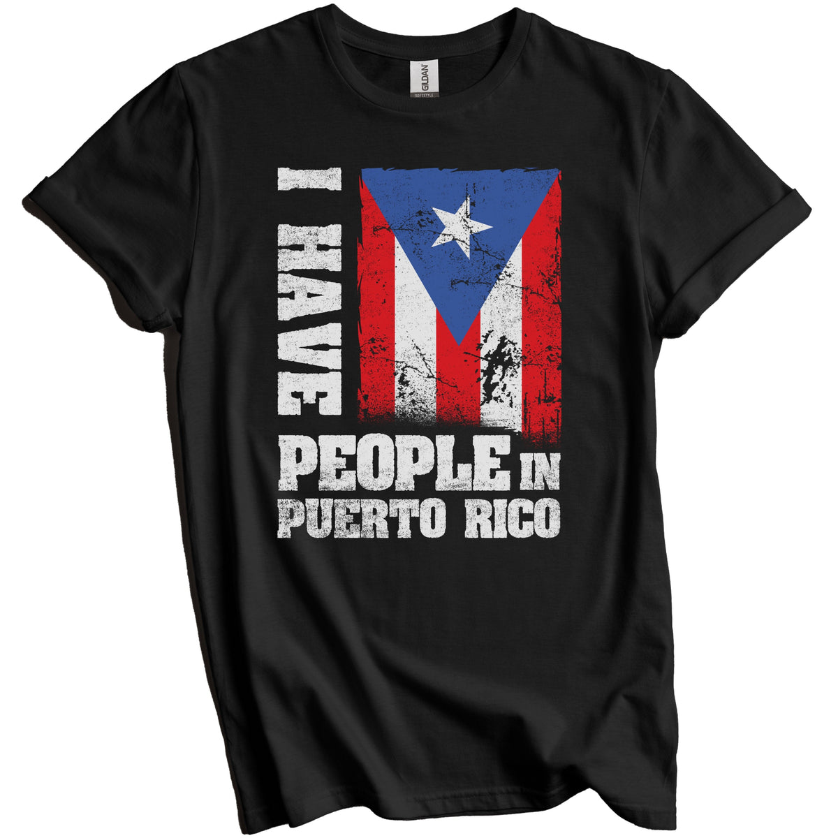 I Have People In Puerto Rico Puerto Rican Flag T-Shirt