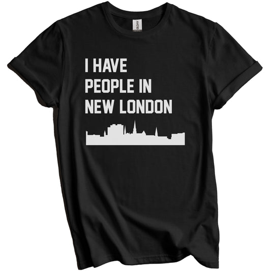 I Have People In New London Connecticut Skyline T-Shirt