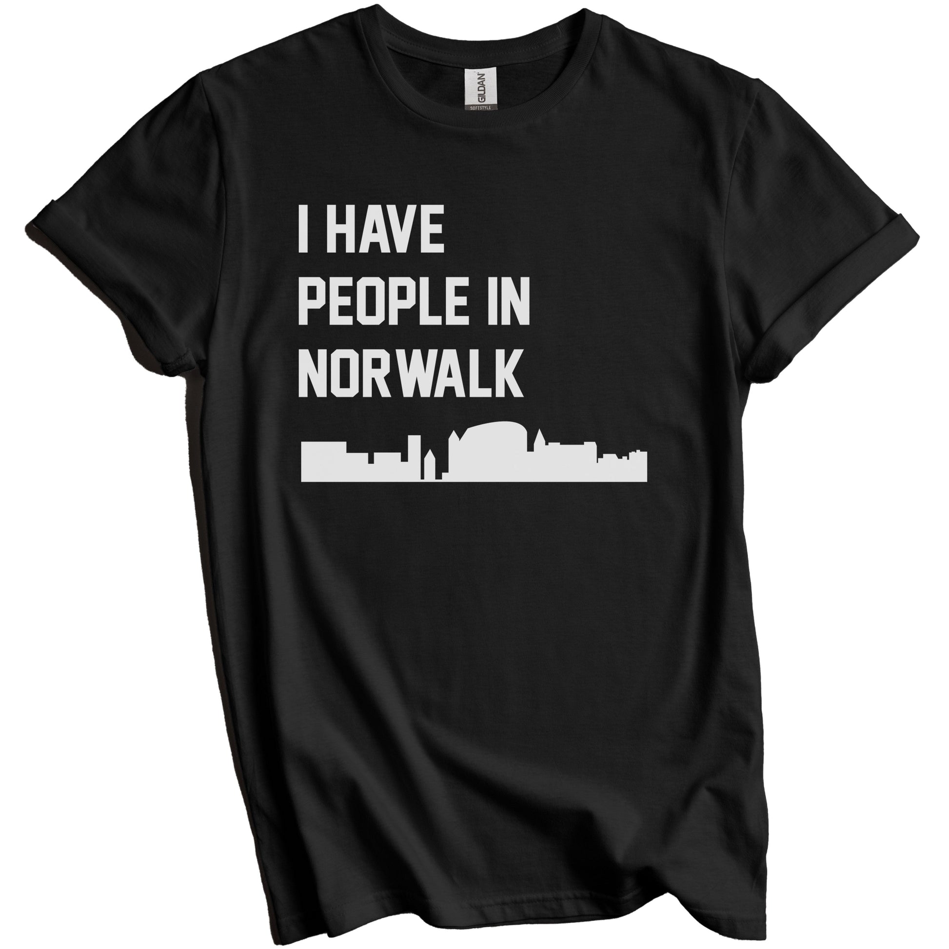 I Have People In Norwalk Connecticut Skyline T-Shirt