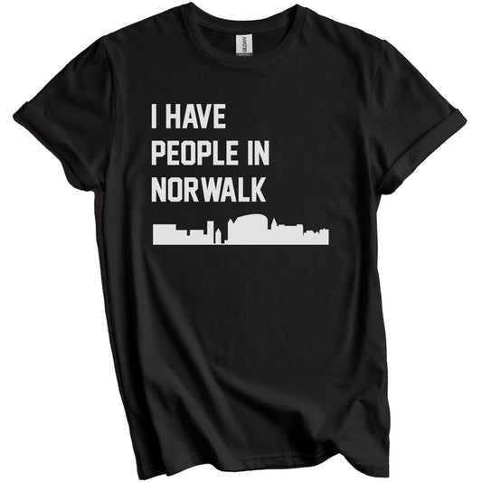I Have People In Norwalk Connecticut Skyline T-Shirt