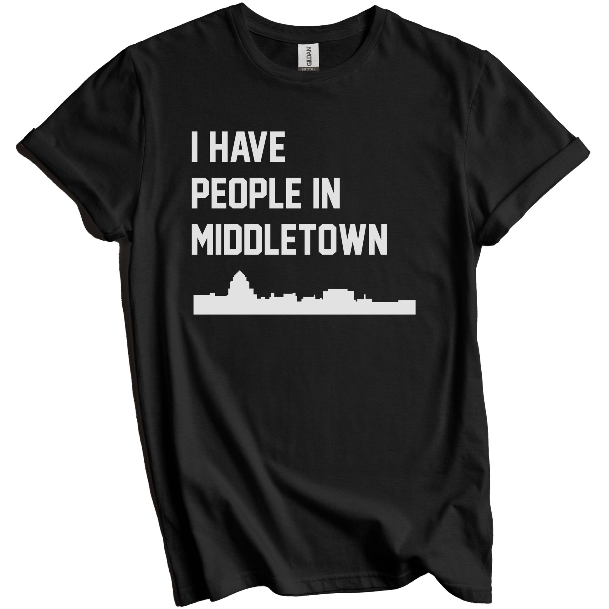 I Have People In Middletown Connecticut Skyline T-Shirt