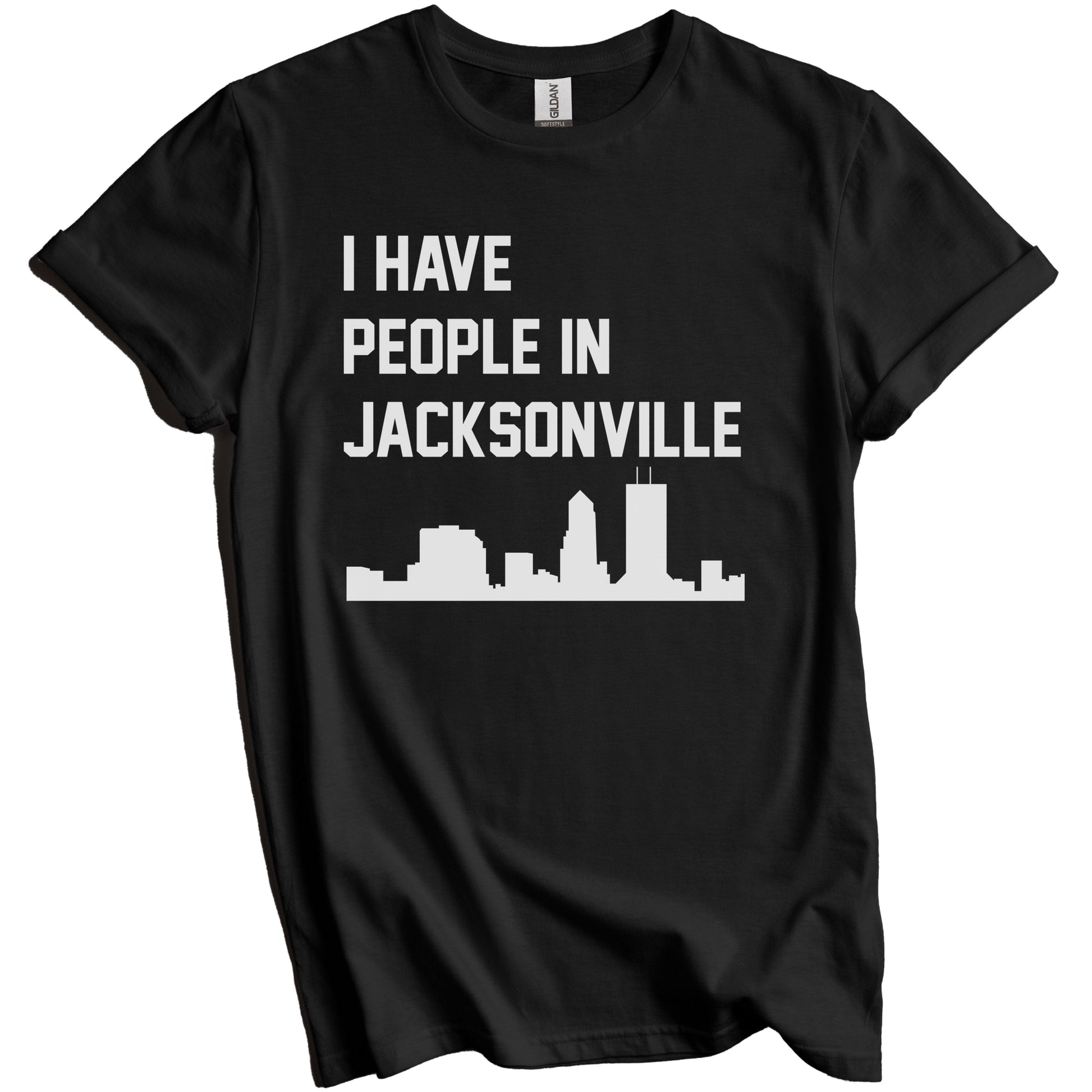 I Have People In Jacksonville Florida Skyline T-Shirt