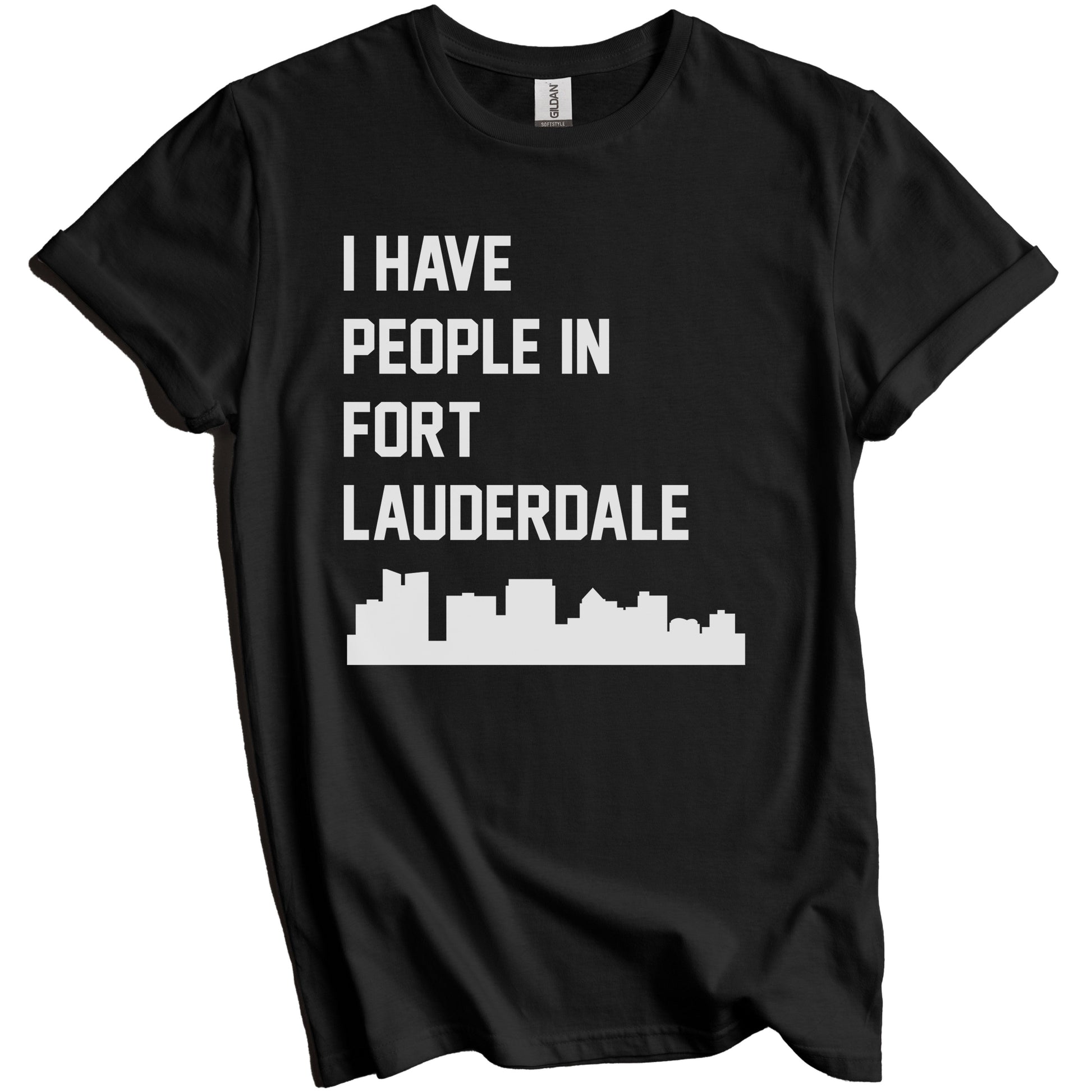 I Have People In Fort Lauderdale Florida Skyline T-Shirt