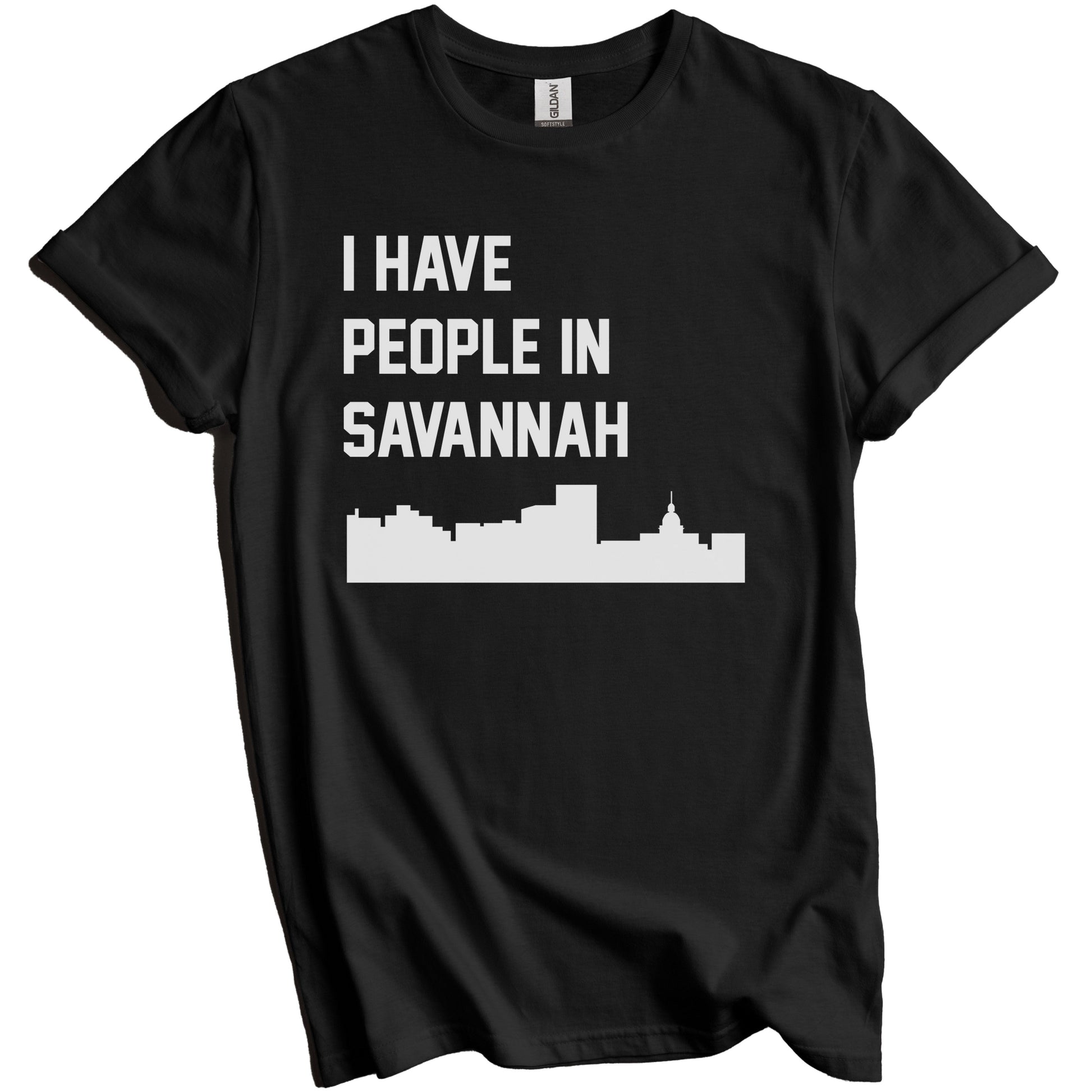 I Have People In Savannah Georgia Skyline T-Shirt