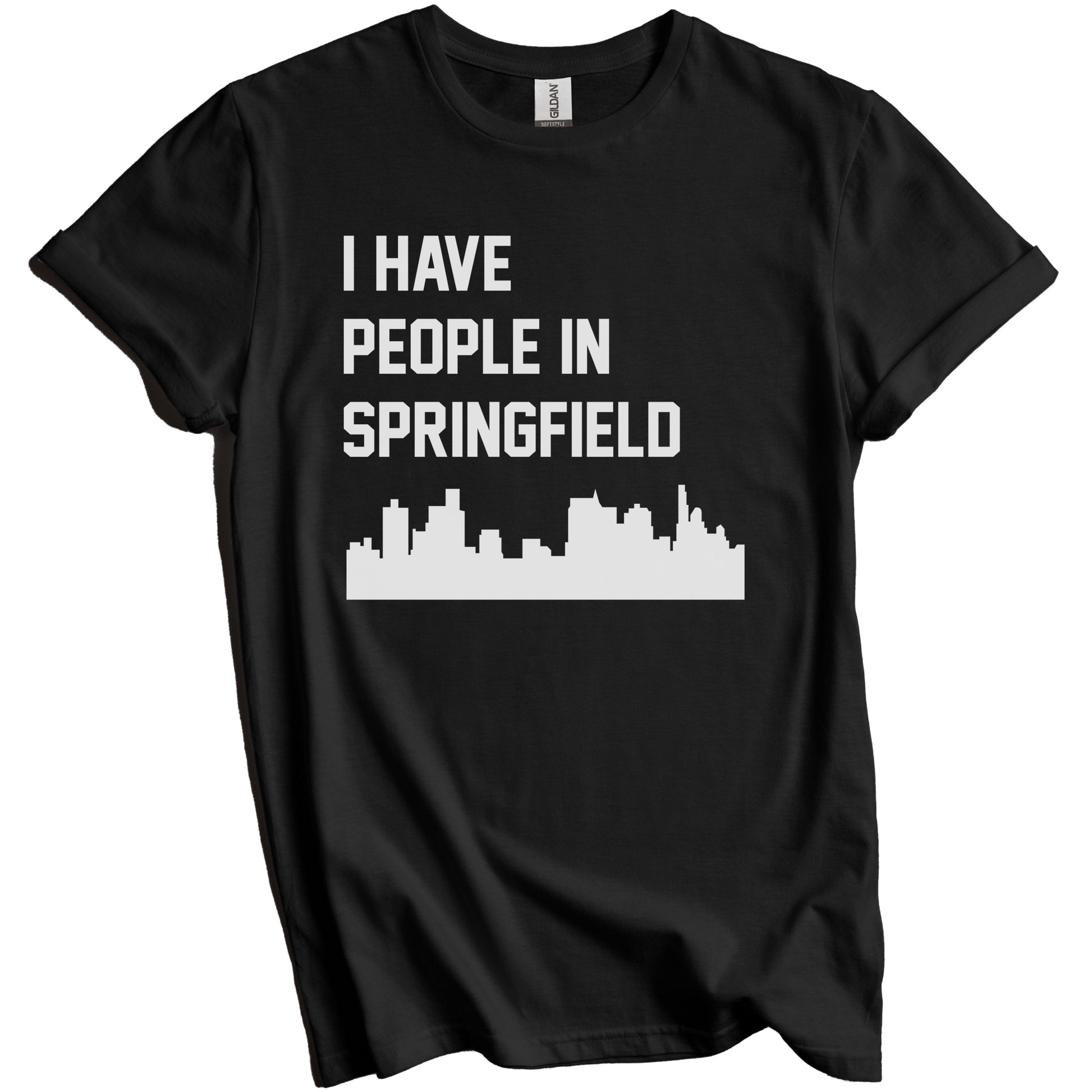 I Have People In Springfield Illinois Skyline T-Shirt