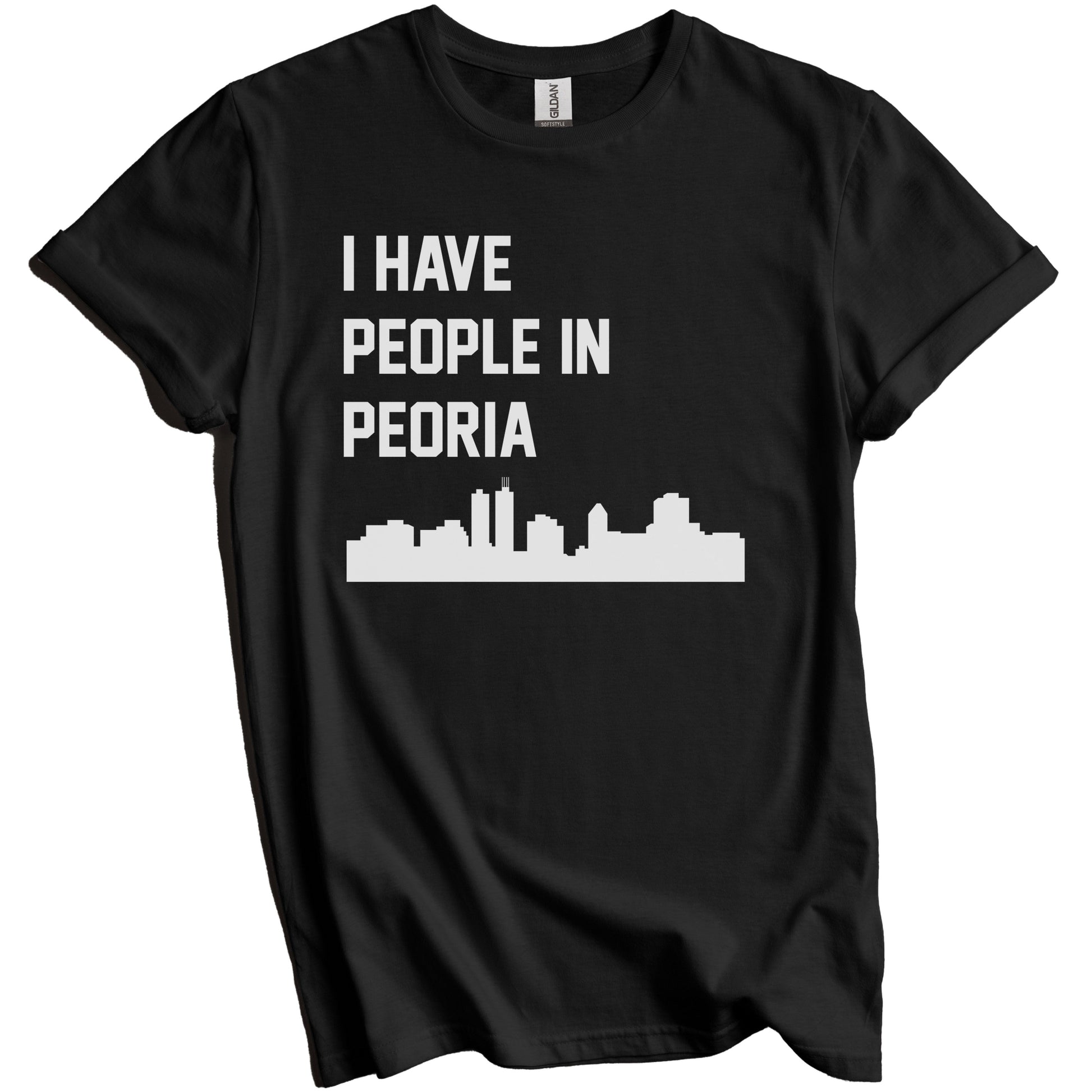 I Have People In Peoria Illinois Skyline T-Shirt