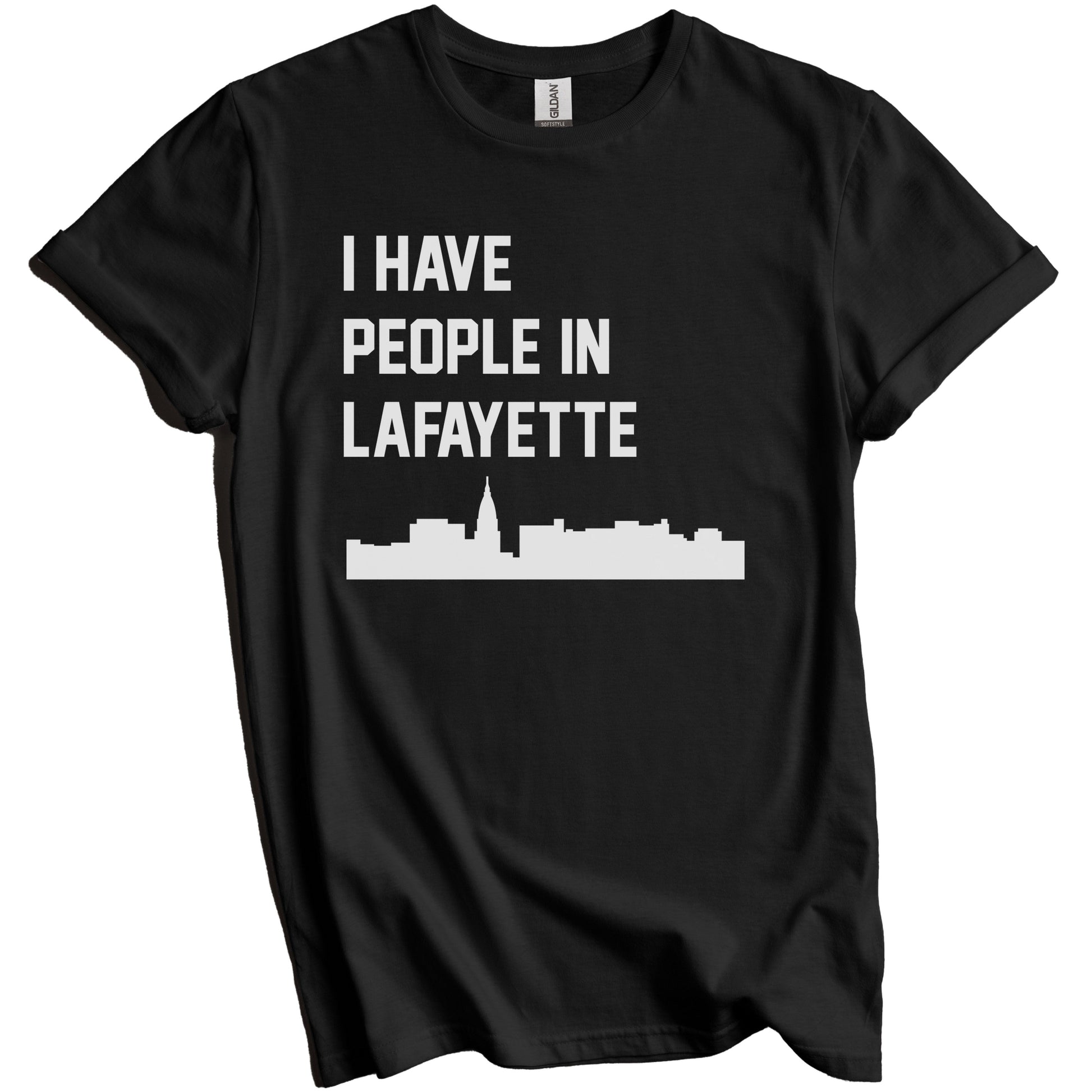I Have People In Lafayette Indiana Skyline T-Shirt