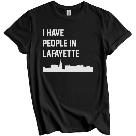 I Have People In Lafayette Indiana Skyline T-Shirt