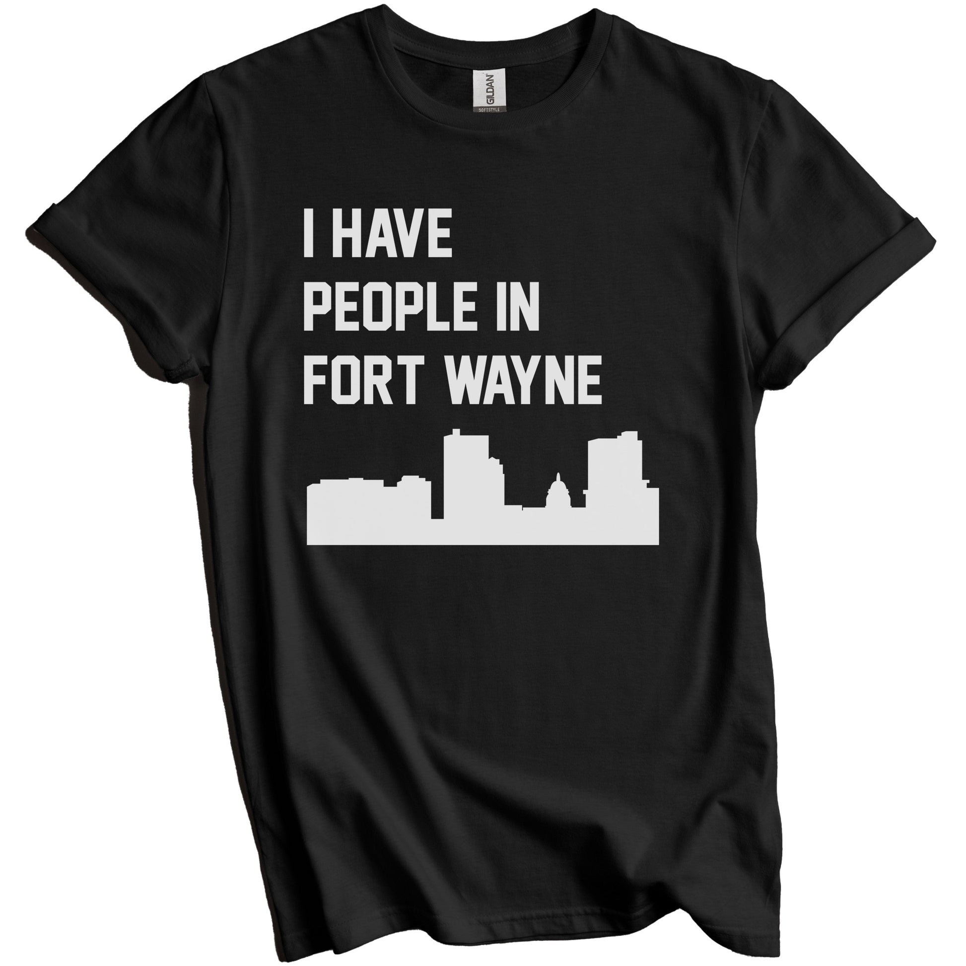 I Have People In Fort Wayne Indiana Skyline T-Shirt