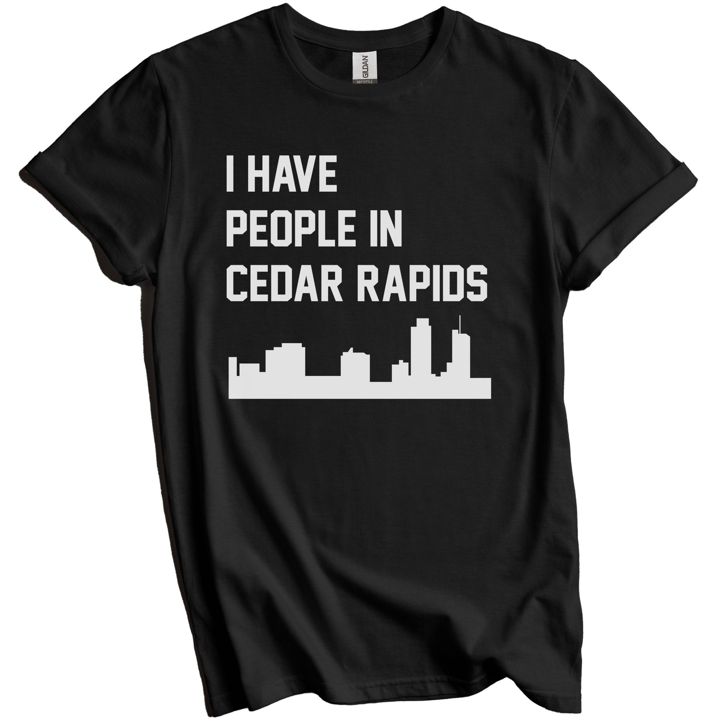 I Have People In Cedar Rapids Iowa Skyline T-Shirt