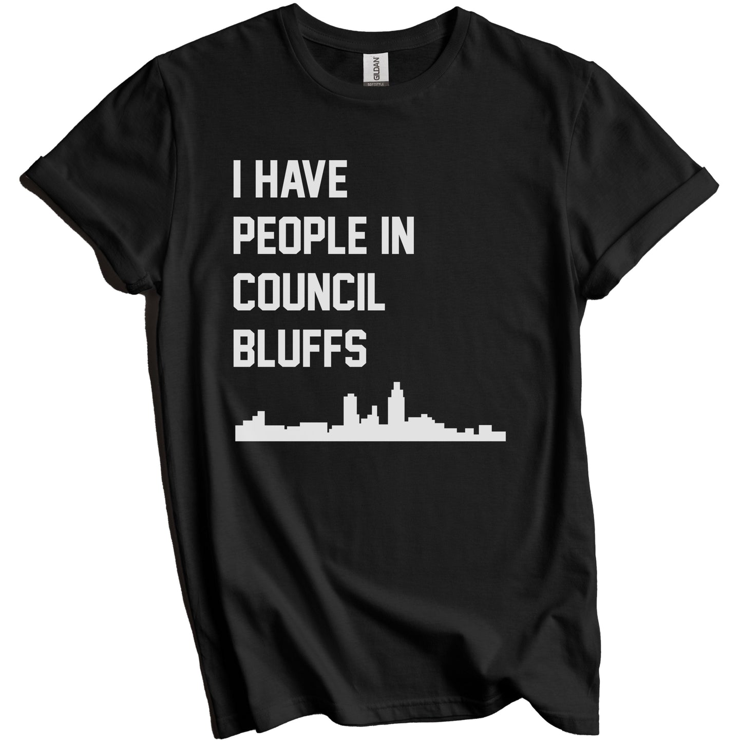 I Have People In Council Bluffs Iowa Skyline T-Shirt
