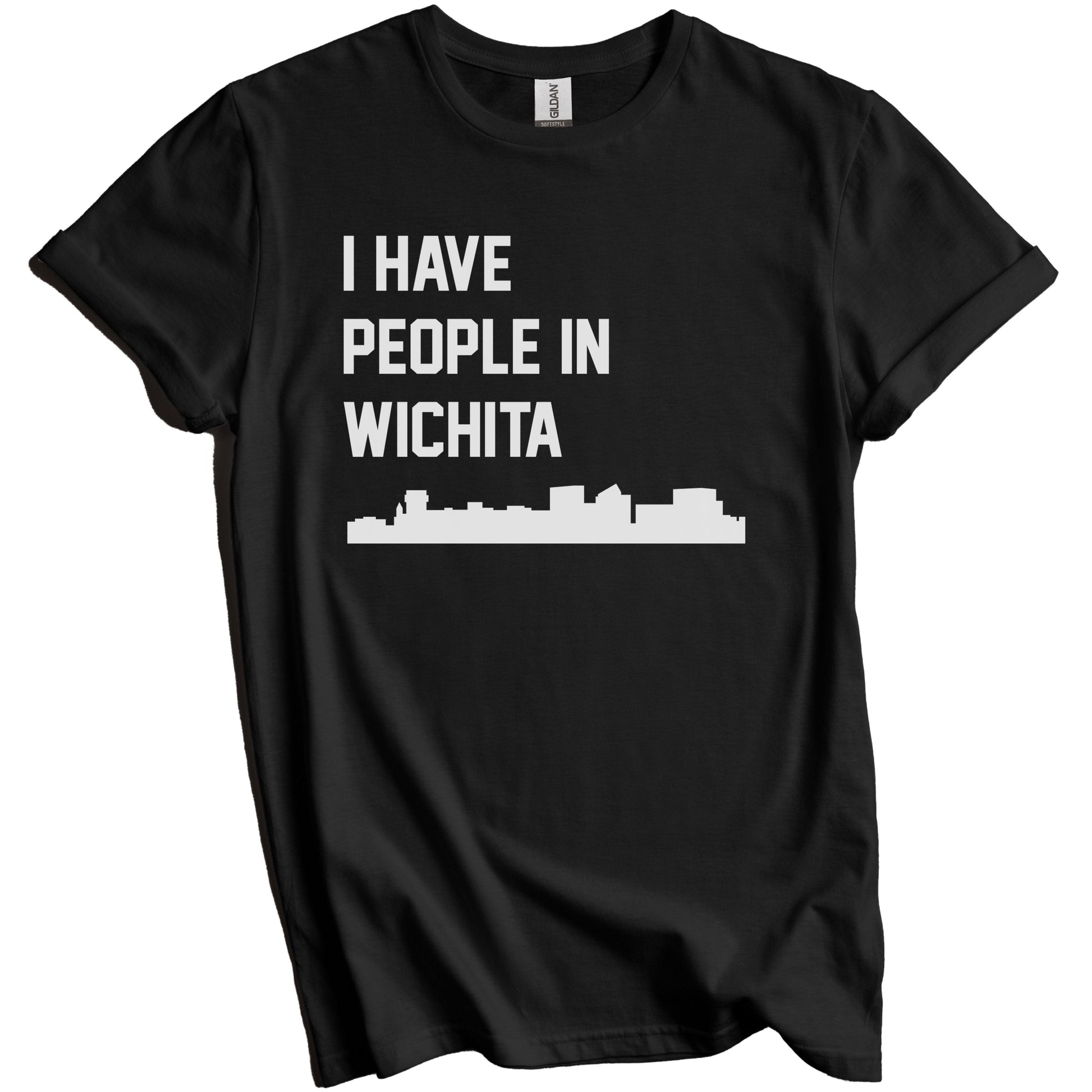 I Have People In Wichita Kansas Skyline T-Shirt