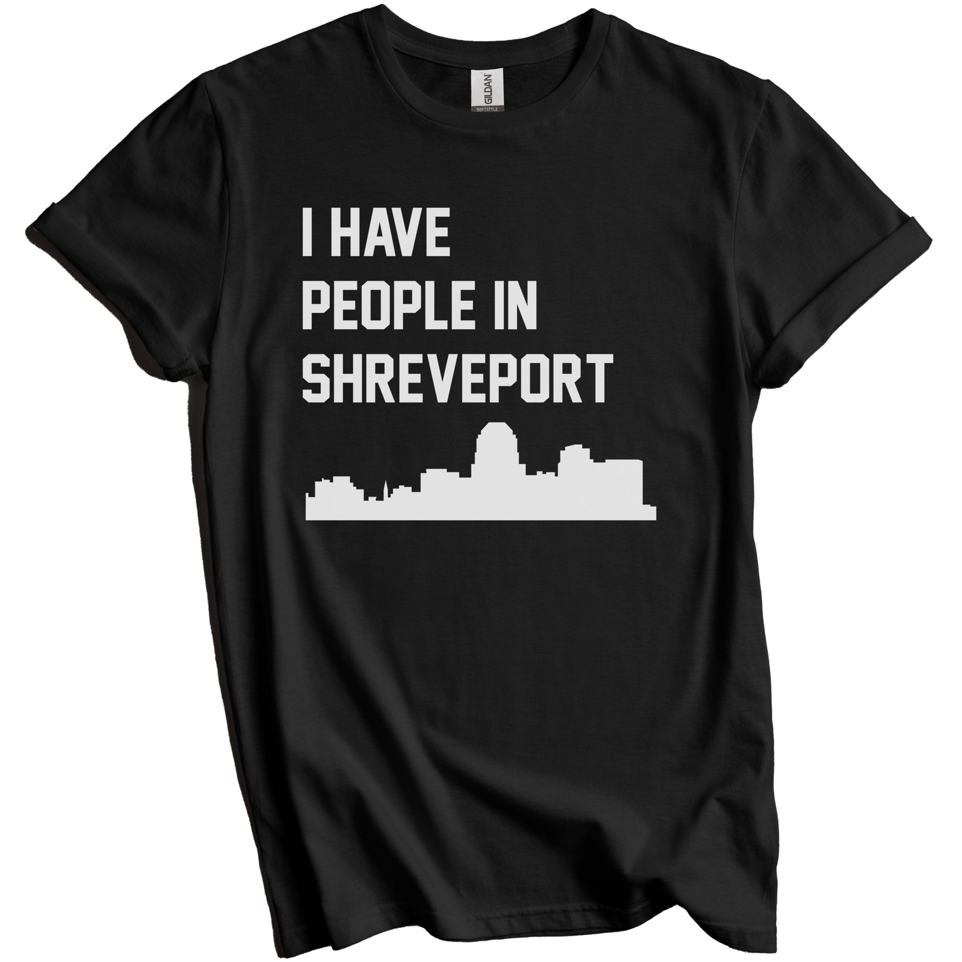 I Have People In Shreveport Louisiana Skyline T-Shirt