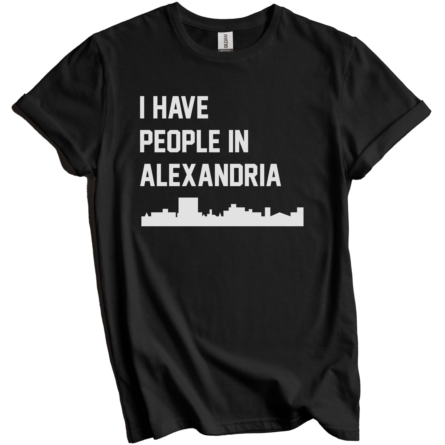 I Have People In Alexandria Louisiana Skyline T-Shirt