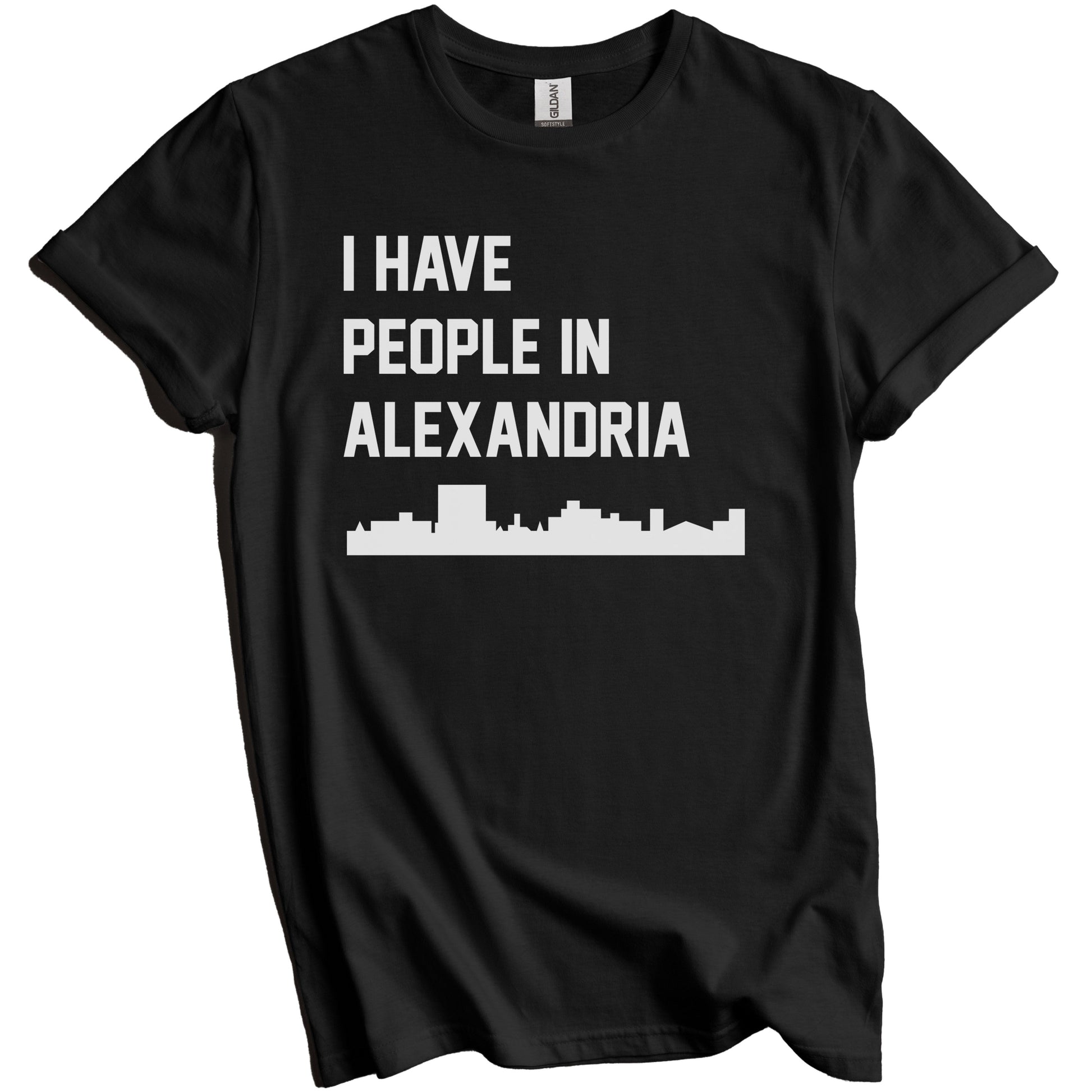 I Have People In Alexandria Louisiana Skyline T-Shirt