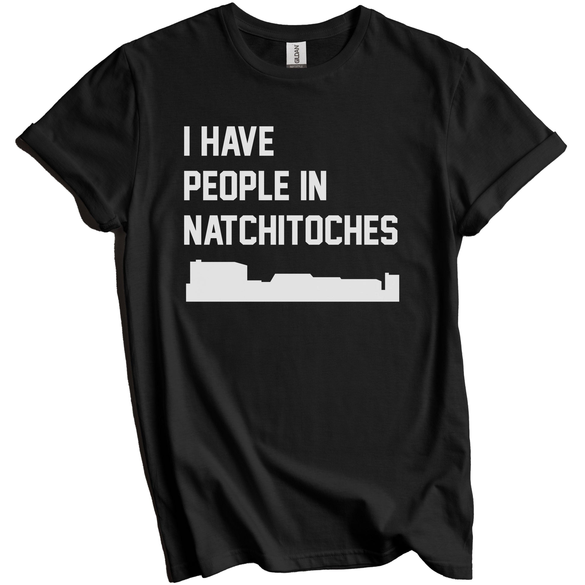 I Have People In Natchitoches Louisiana Skyline T-Shirt