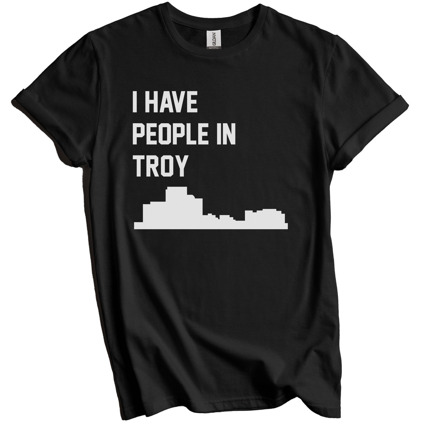 I Have People In Troy Michigan Skyline T-Shirt
