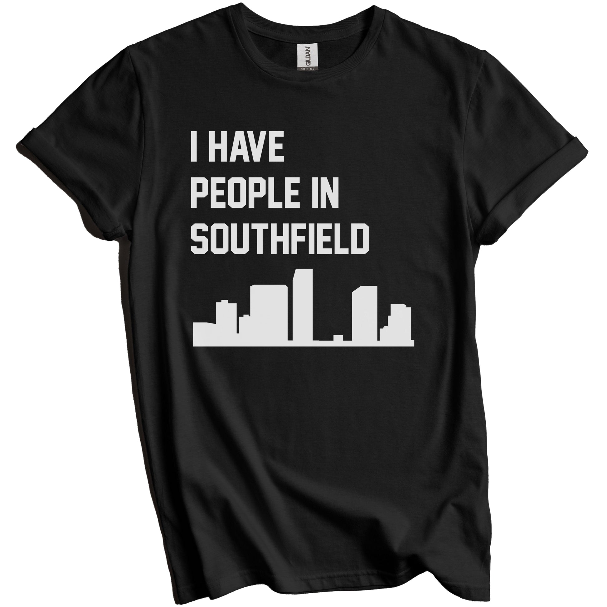 I Have People In Southfield Michigan Skyline T-Shirt