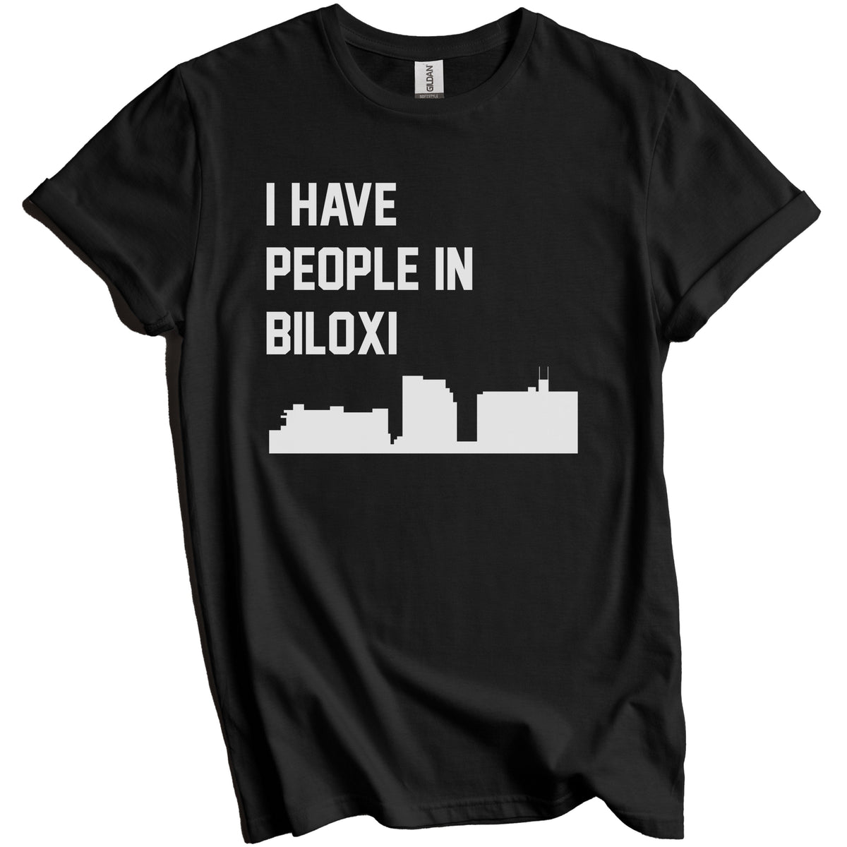 I Have People In Biloxi Mississippi Skyline T-Shirt