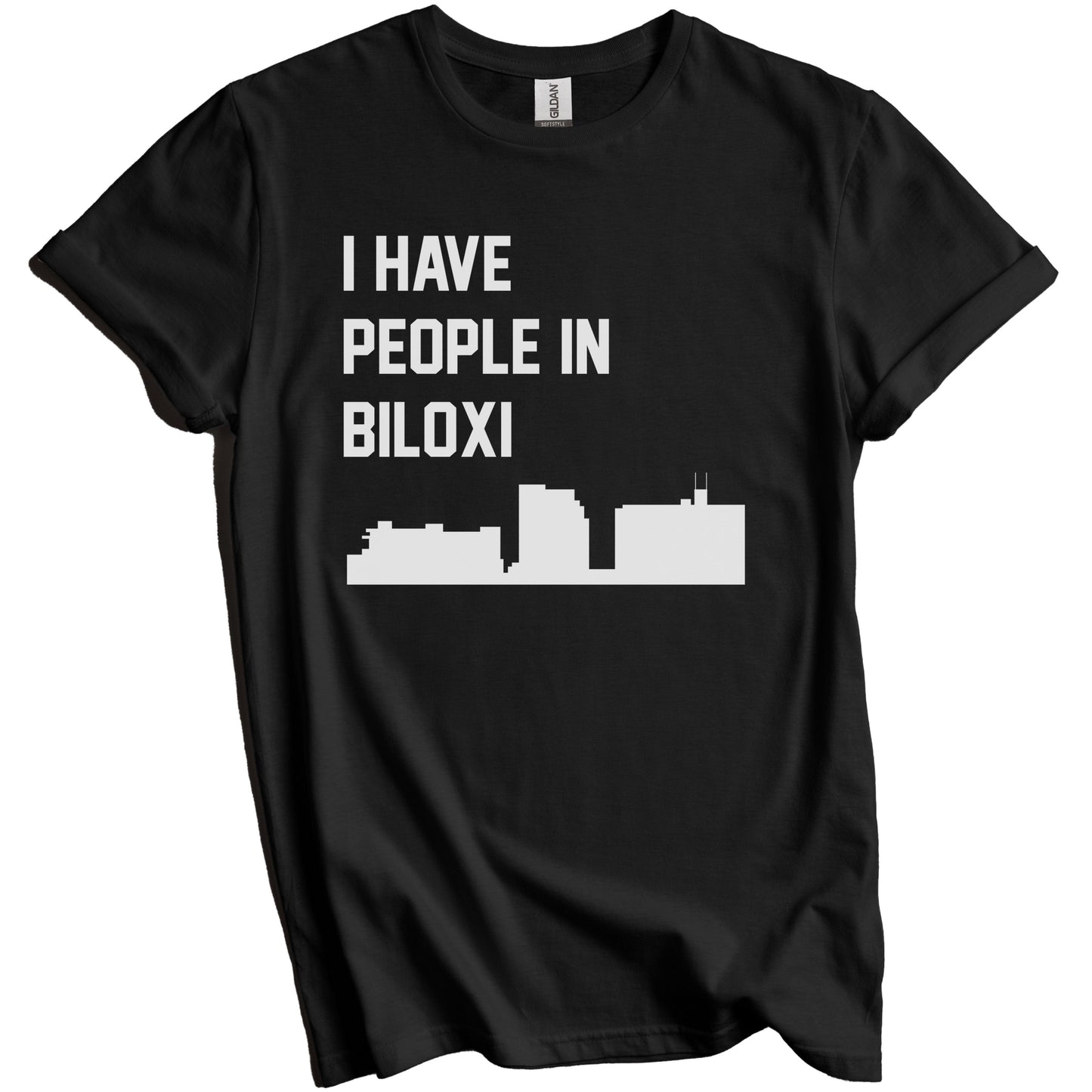 I Have People In Biloxi Mississippi Skyline T-Shirt