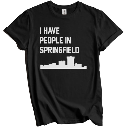 I Have People In Springfield Missouri Skyline T-Shirt
