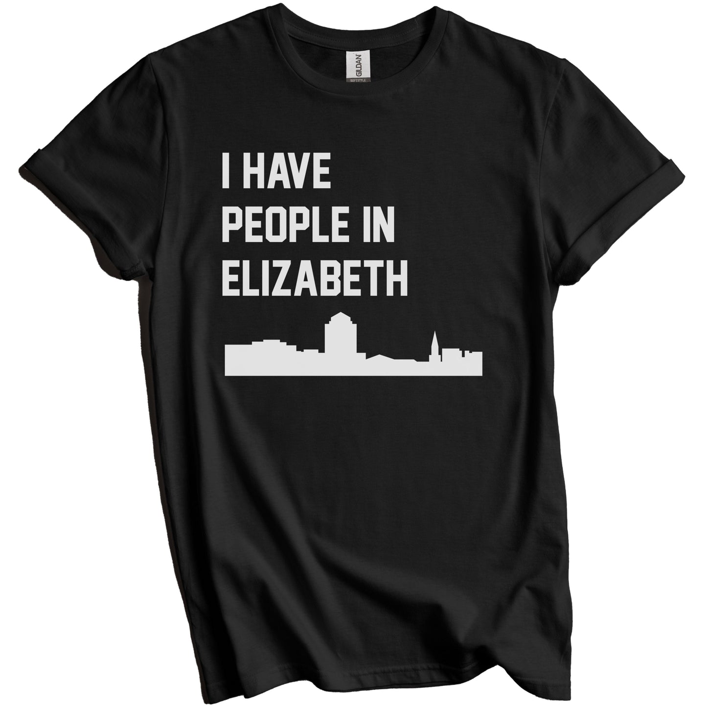 I Have People In Elizabeth New Jersey Skyline T-Shirt