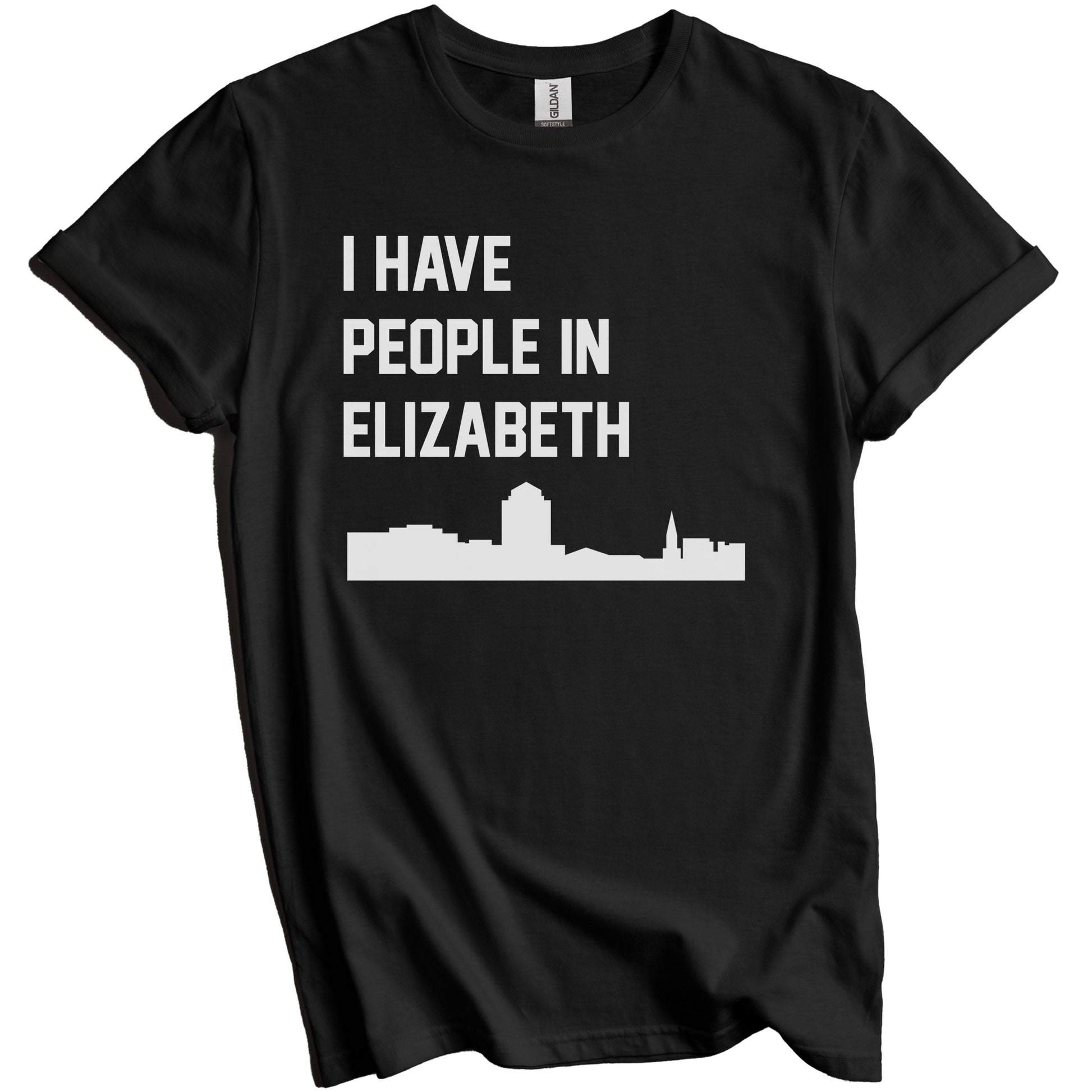 I Have People In Elizabeth New Jersey Skyline T-Shirt