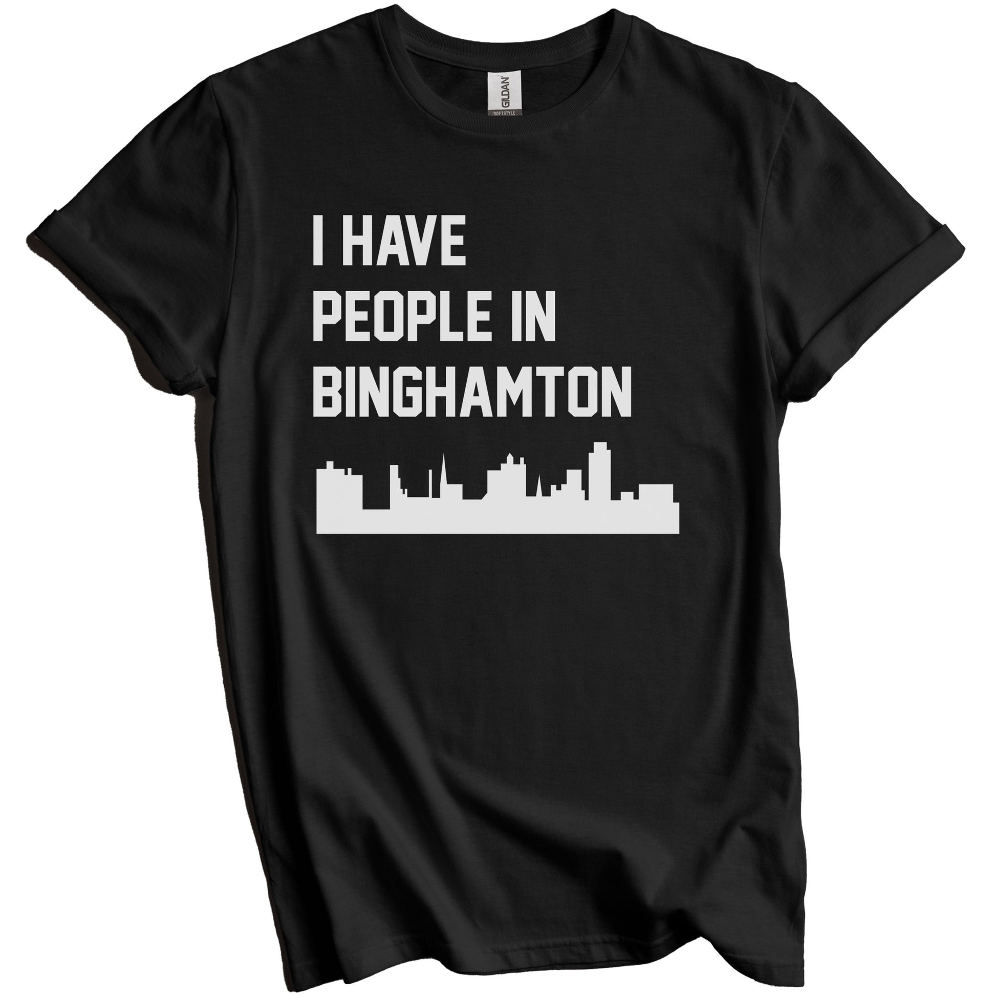 I Have People In Binghamton New York Skyline T-Shirt