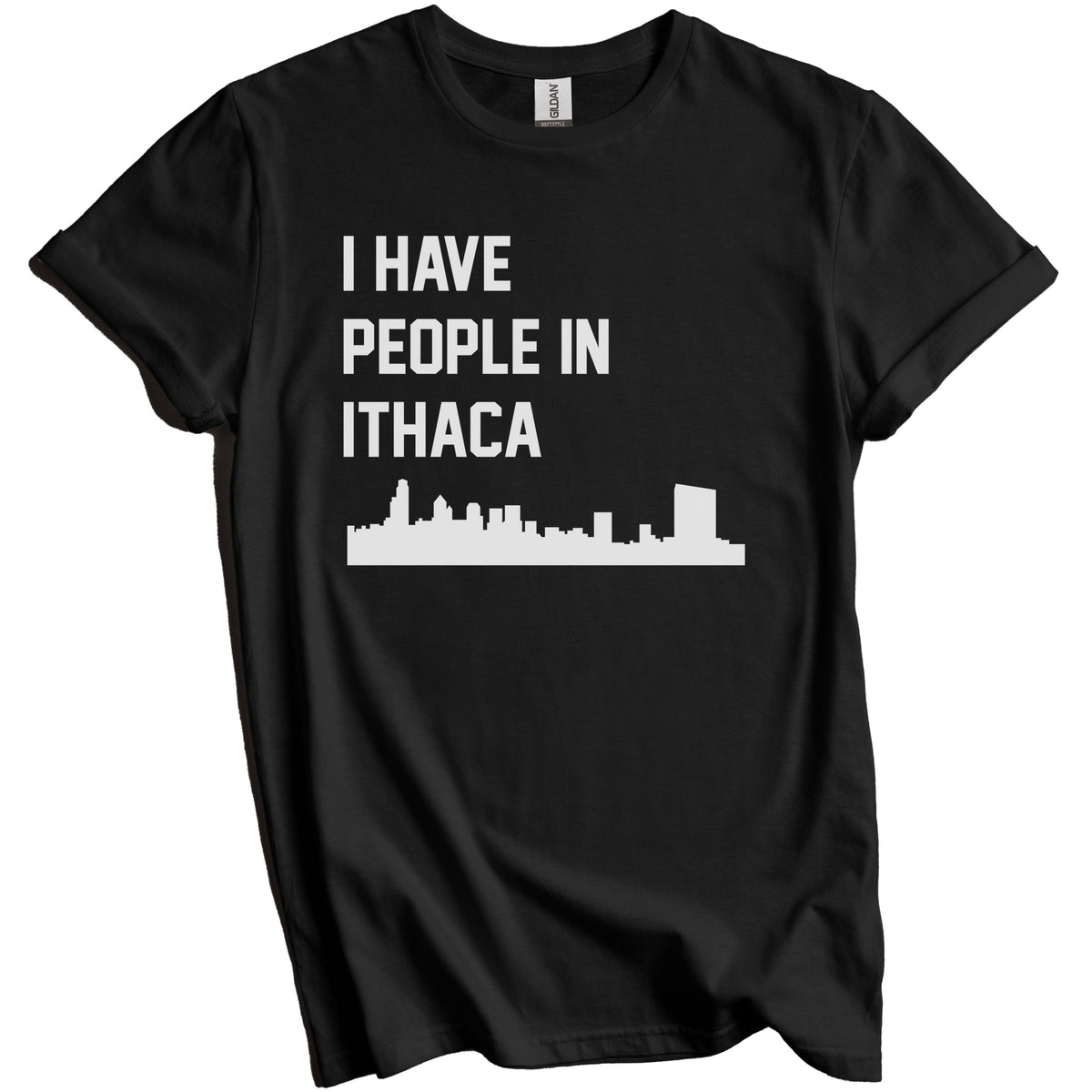 I Have People In Ithaca New York Skyline T-Shirt
