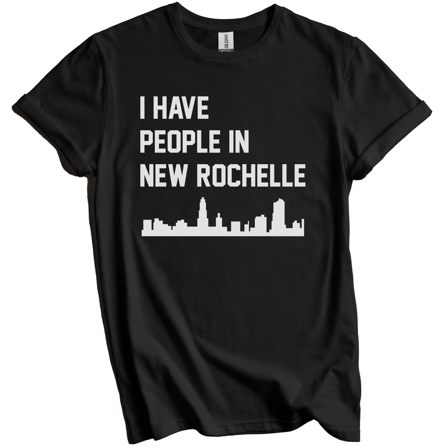 I Have People In New Rochelle New York Skyline T-Shirt