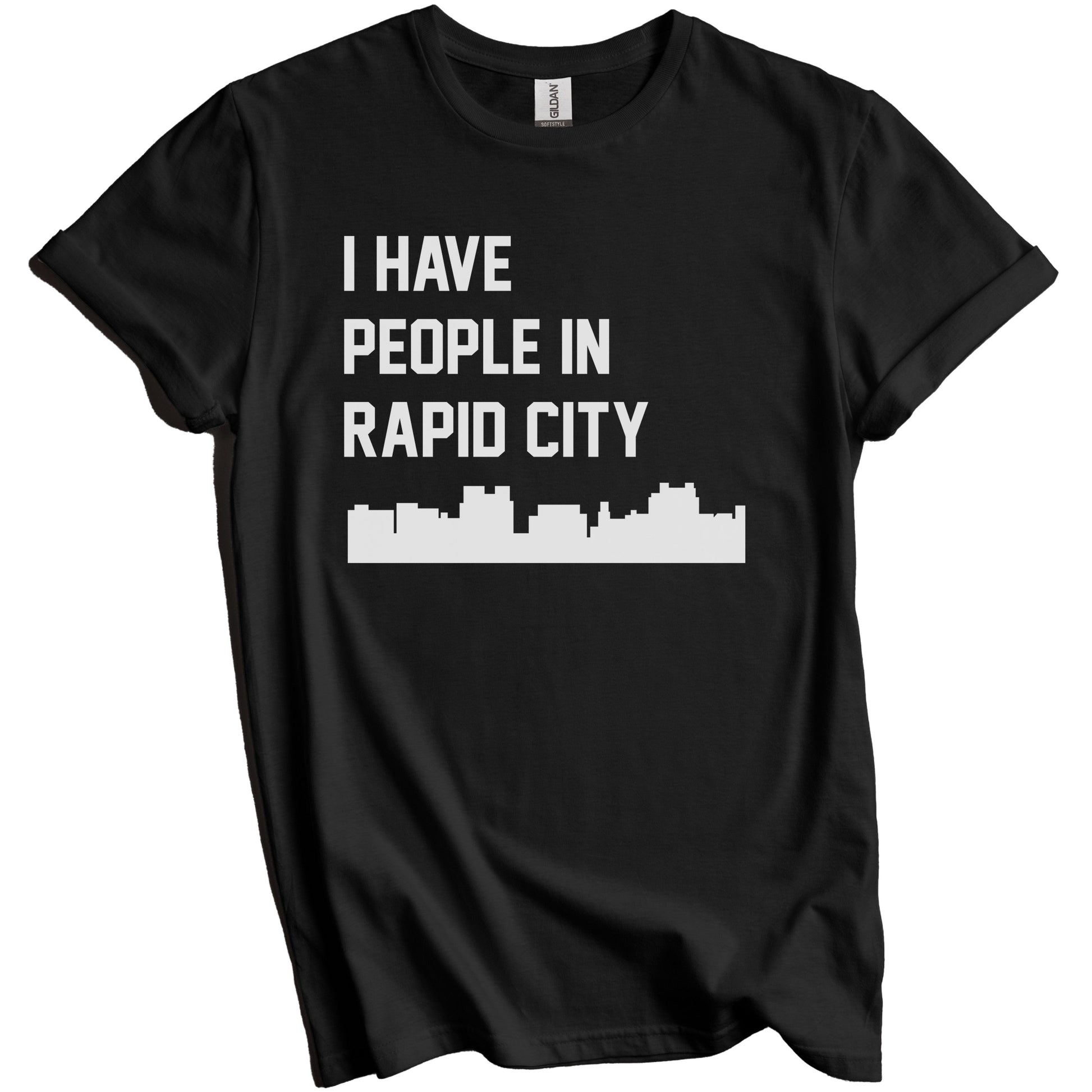 I Have People In Rapid City South Dakota Skyline T-Shirt