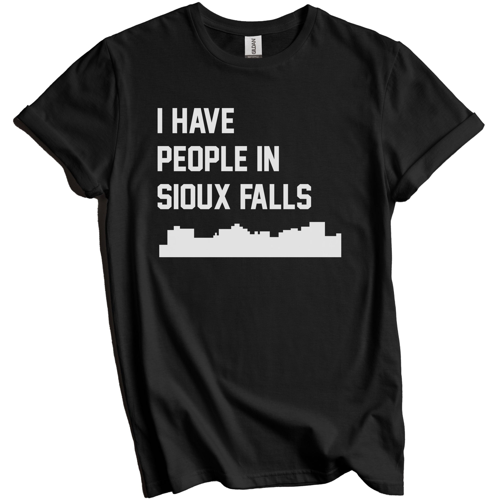 I Have People In Sioux Falls South Dakota Skyline T-Shirt