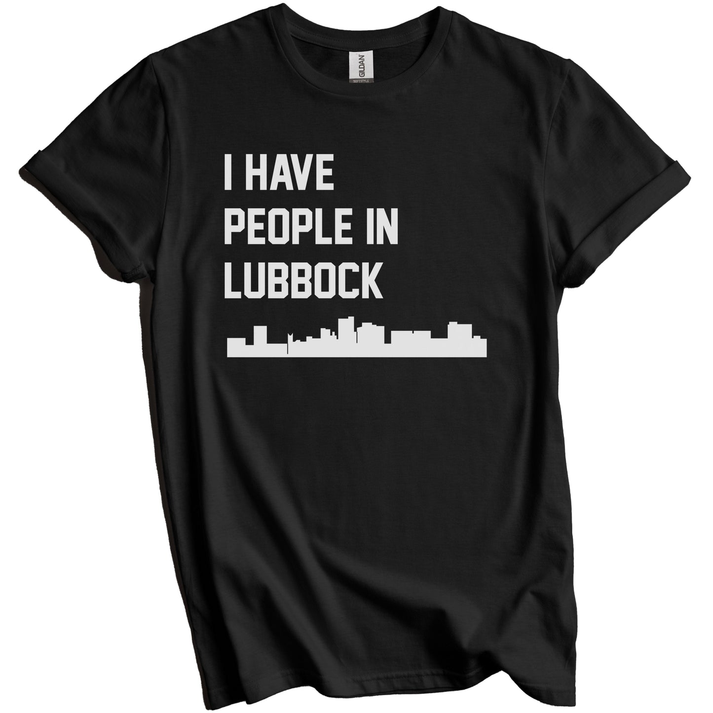 I Have People In Lubbock Texas Skyline T-Shirt