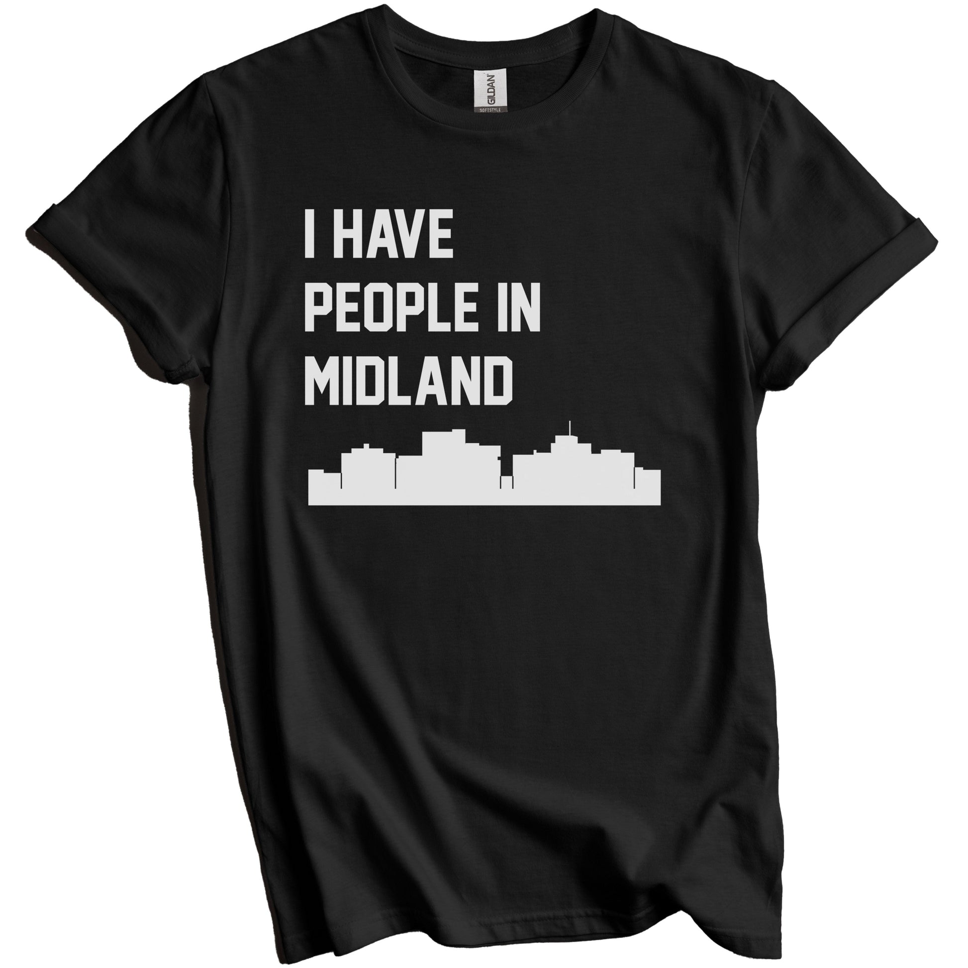I Have People In Midland Texas Skyline T-Shirt