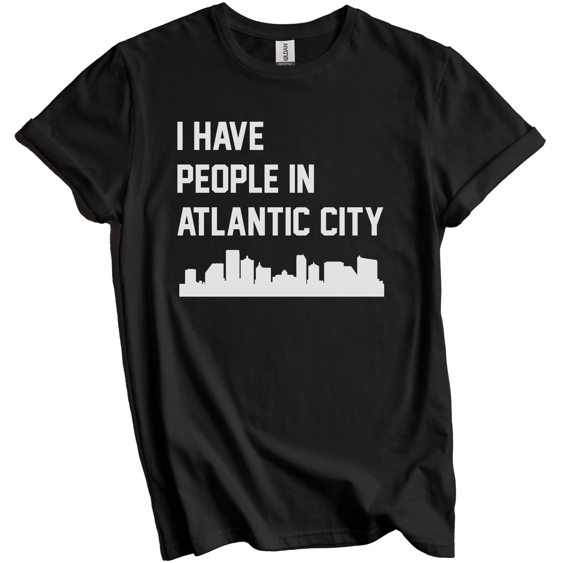 I Have People In Atlantic City New Jersey Skyline T-Shirt
