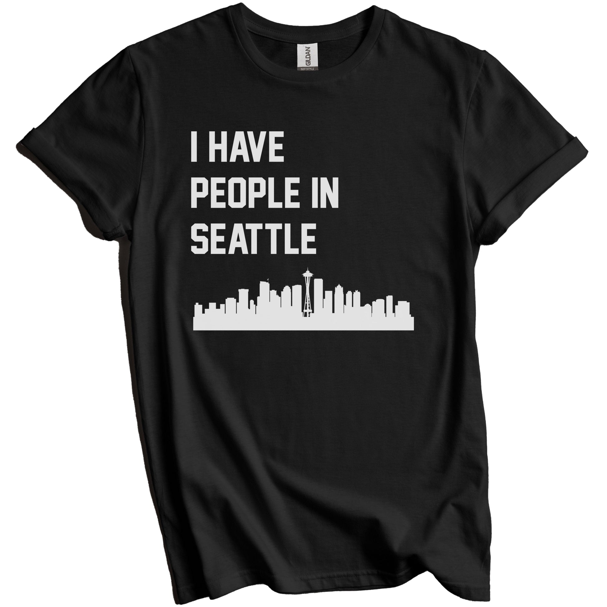 I Have People In Seattle Washington Skyline T-Shirt