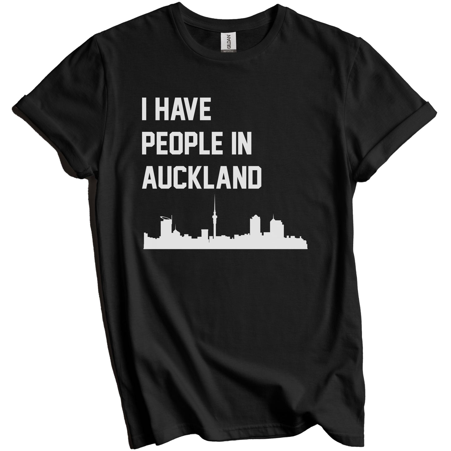 I Have People In Auckland New Zealand Skyline T-Shirt