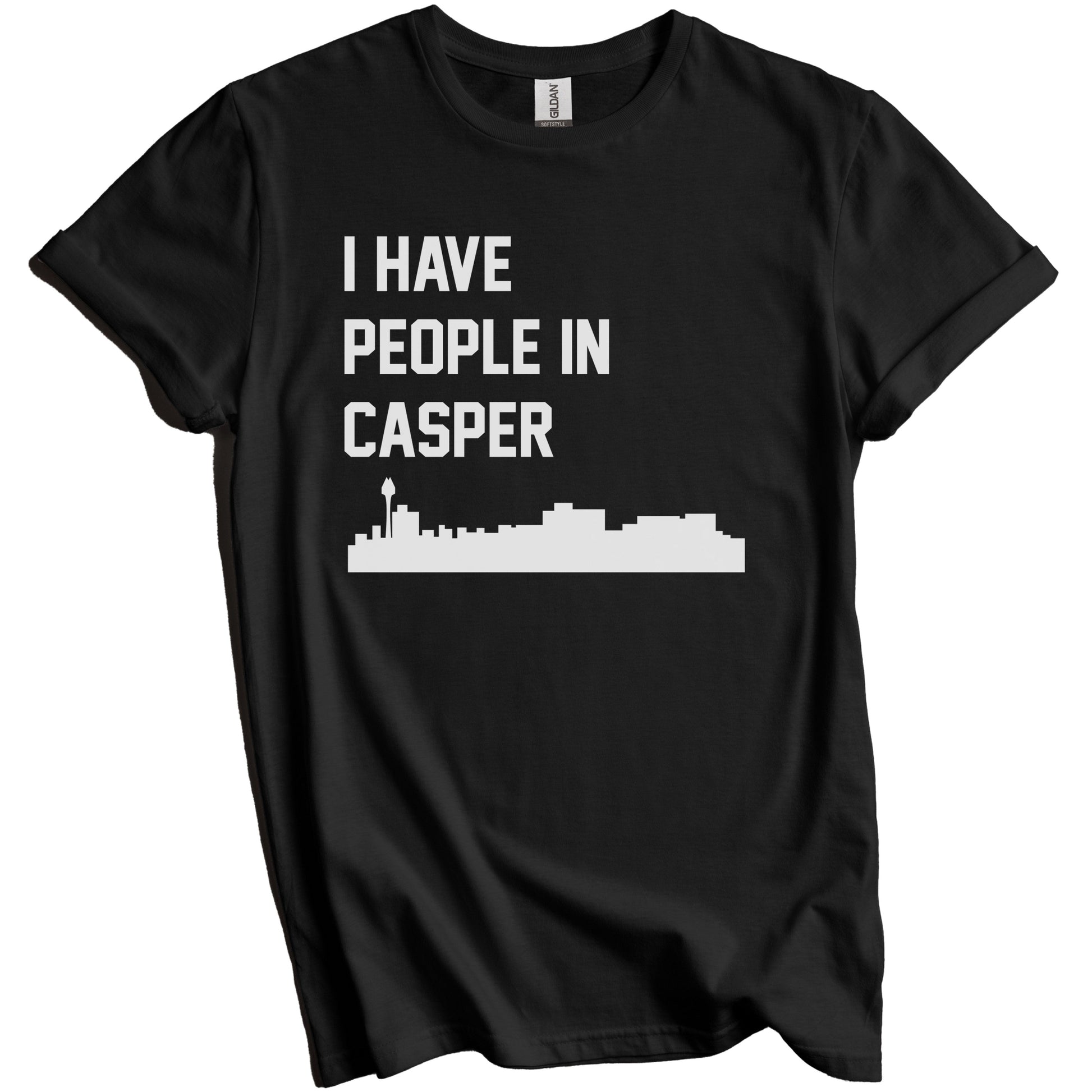 I Have People In Casper Wyoming Skyline T-Shirt